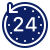 Service within 24 hours